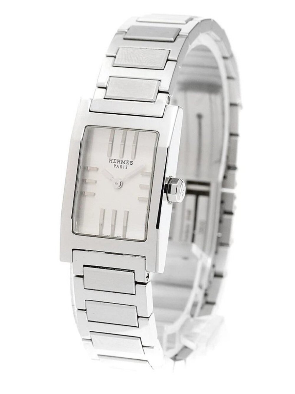 HERMES Tandem TA1.210 Silver Dial Quartz Ladies Watch_912415